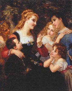 The Storyteller by Hugues Merle