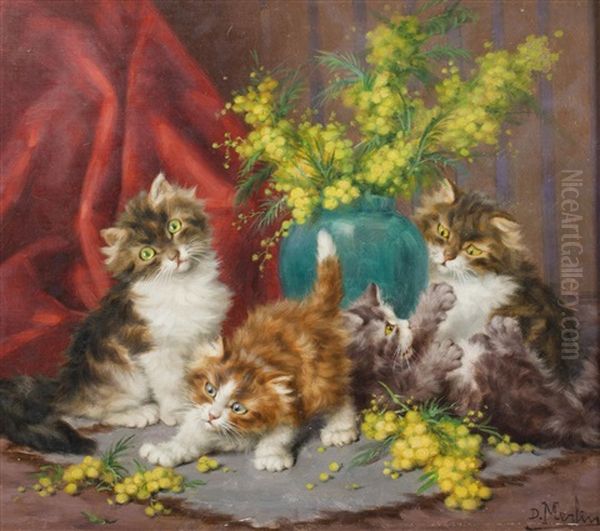 Frolicking Kittens - view 1
