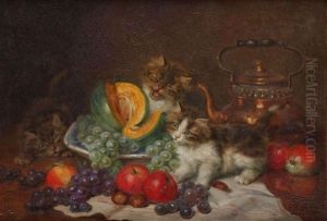 Chatons A La Coupe De Fruits by Daniel Merlin