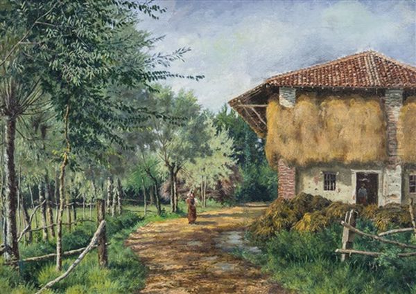 Cascinale Con Figure - view 1