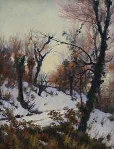 Paesaggio Innevato by Camillo Merlo