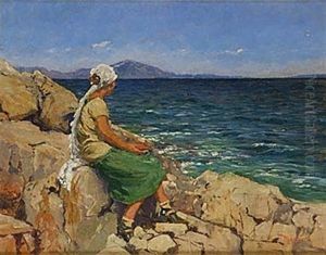 Flicka Vid Havet Flicka Vid Havet