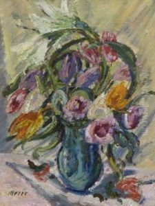 Blumenstillleben Mit Tulpen Blumenstillleben Mit Tulpen
