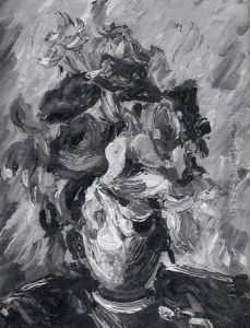 Blumenstillleben Mit Rosen by Johanna H. Merre