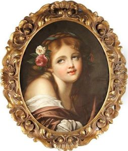A Portrait Of A Young Girl, Shoulder-length;also Another Portrait By The Same Hand A Portrait Of A Young Girl, Shoulder-length;also Another Portrait By The Same Hand