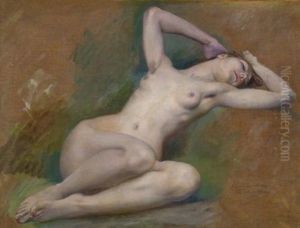 The Figure Of Spring At L'opera Comique, Paris (study)