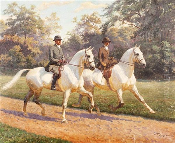 Untitled (equestrian Scene) - view 1