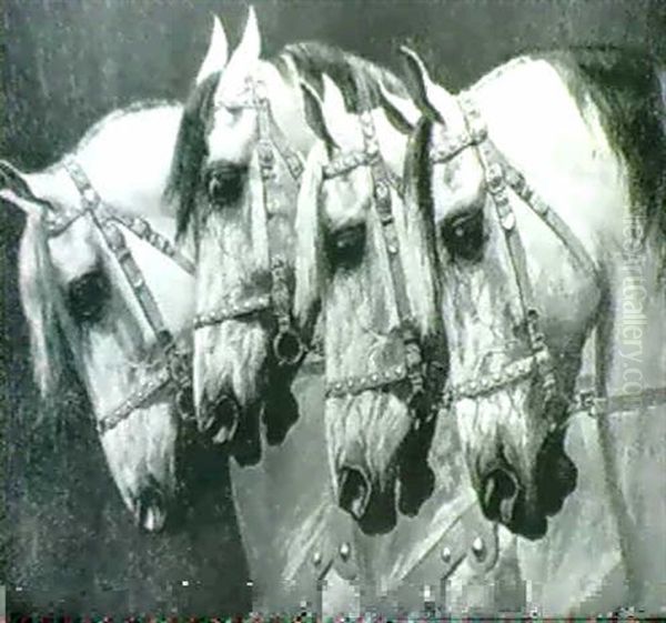 Heads Of Four Horses - view 1