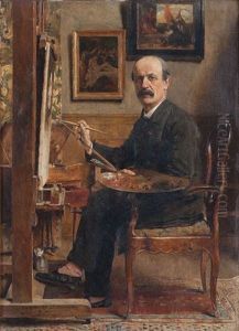 Portrait De Peter Van Havermaet by Charles Mertens