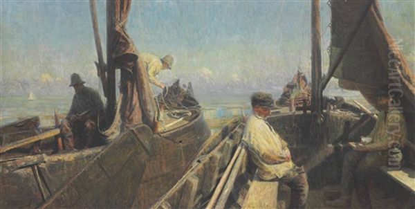 Fishermen In Zealand - view 1