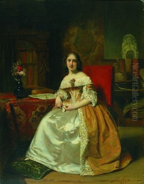 Dame In Interieur - view 1