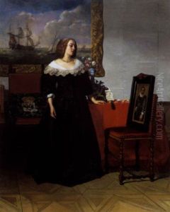 Het Portret by Johann Cornelius Mertz