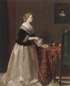Die Teestunde by Johann Cornelius Mertz
