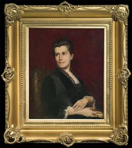 Lady With A Bracelet And A Book by Pawel Merwart