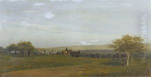Artillerie En Campagne by Alfred Emile Mery