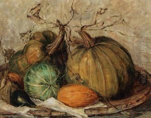 Still Life With Pumpkins by Sientje Mesdag Van Houten