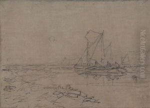 Fishing Boats In A Landscape Fishing Boats In A Landscape