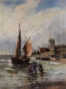 Heimkehrendes Fischerboot by Hendrik Willem Mesdag