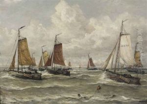 Vissersvloot Te Scheveningen: A Scheveningen Fishing-fleet