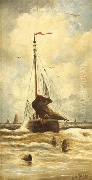 Anlandendes Fischerboot - view 1