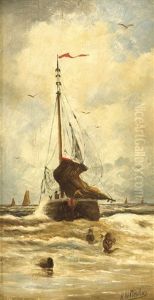 Anlandendes Fischerboot Anlandendes Fischerboot