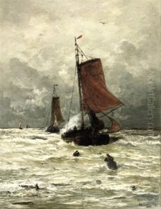 In Danger - Scheveninger Bomschuiten In The Surf