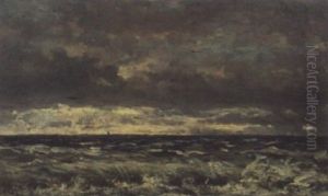 A Break In The Storm by Hendrik Willem Mesdag