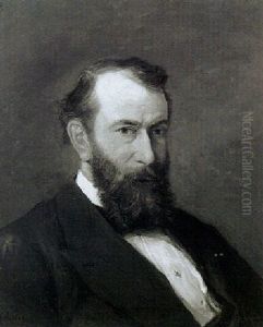 Portrait Of Willem Van Konijnenburg by Hendrik Willem Mesdag