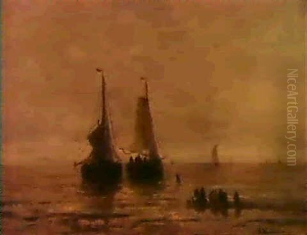 An Early Morning At Scheveningen Beach - view 1