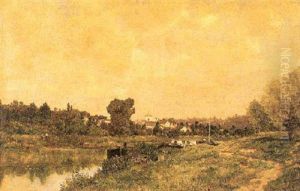 Pres Le Lagny Marne by Claude Francois Auguste Mesgrigny