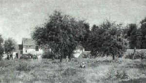 Les Paysans Dans Les Champs by Claude Francois Auguste Mesgrigny