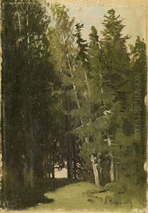 Forest Clearing by Arseniy Ivanovich Meshchersky