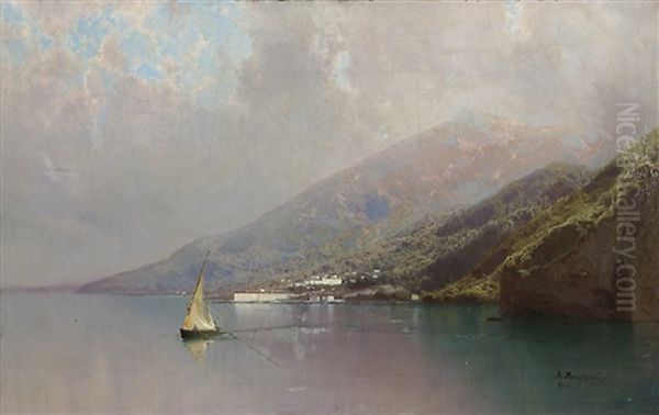 Calm Sea, View From The Crimean Peninsula - view 1