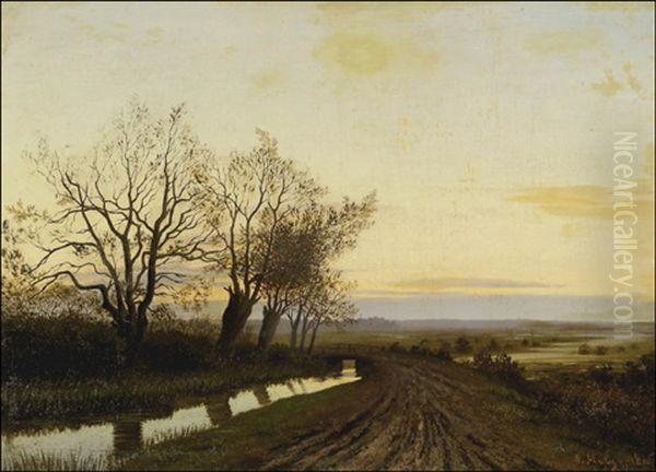 Landscape At Dawn - view 1
