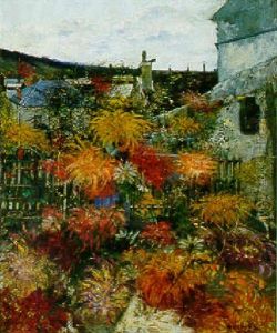 Un Jardin A La Campagne by Paul EugA篓ne Mesples