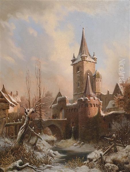 Schlosslandschaft Im Winter - view 1