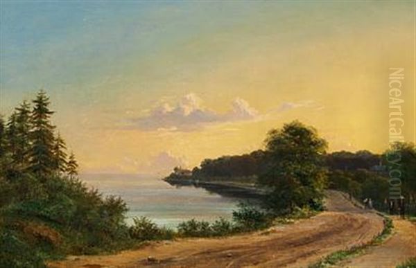 View From Klampenborg, Evening Light - view 1