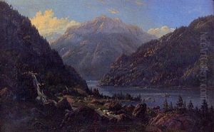 Norskt Fjordlandskap by Carl Ludwig Ferdinand Messmann
