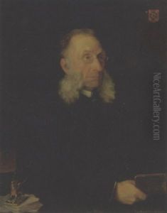 Portrat Des Leo Francois Louis De Mestral-combremont by Victor Louis Eugene de Mestral Combremont