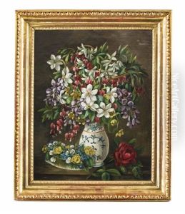 Stillleben Mit Fruhlingsblumen by Mathilde Von Mestrovic