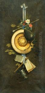 The Attributes Of Szep Helena by Geza Meszoely