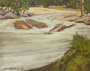 Winter Brook by Willard Leroy Metcalf