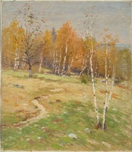 Autumn Landscape by Willard Leroy Metcalf