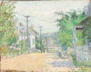 Impressionistic Summer Cityscape - Perhaps Gloucester