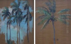 Sketch Of Palm Trees