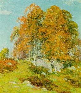 Early October by Willard Leroy Metcalf