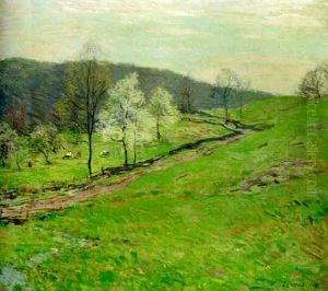 Green Pastures by Willard Leroy Metcalf