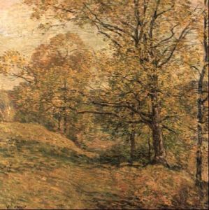 Budding Trees by Willard Leroy Metcalf