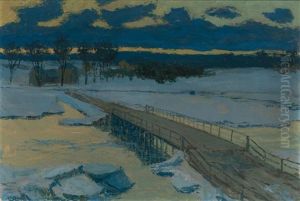Winter, Scituate by Thomas Buford Meteyard