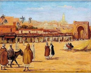 "vista De Tanger" by Mariano Bertuchi Nieto